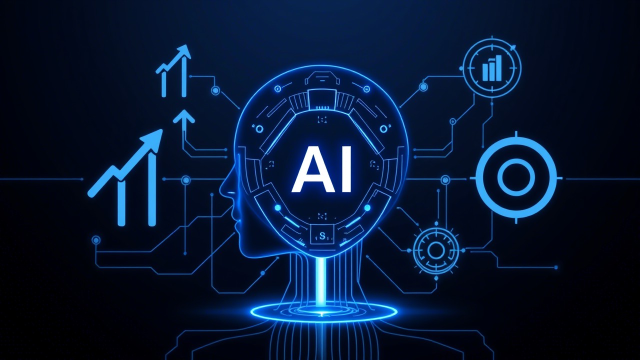 AI and Business Growth illustration